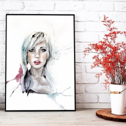 Immagine artistica su ritratto di ragazza